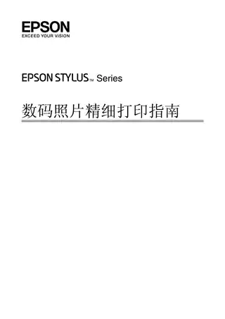 EPSON爱普生STYLUS Pro 11880C 数码照片精细打印指南